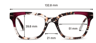 Buzzworthy Reading Glasses | Sand Quartz/Cherry