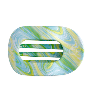 By The Sea Shore Flat Round Hair Clips