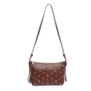 Taran Grommet Crossbody Chocolate