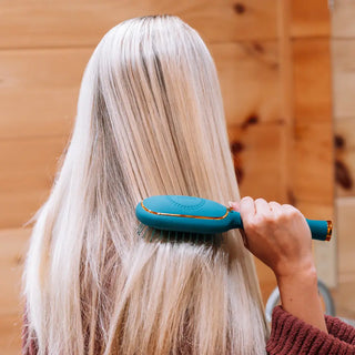 Teleties Detangler Hair Brush | Teal With It