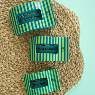 Cabana Cutie rectangle flat hair clips.