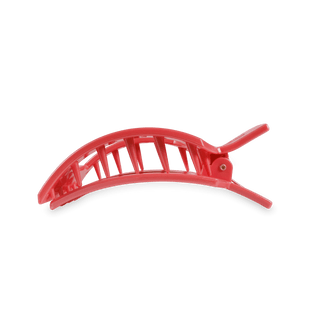 Calming Coral Large Square Flat Hair Clip