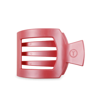 Calming Coral Large Square Flat Hair Clip