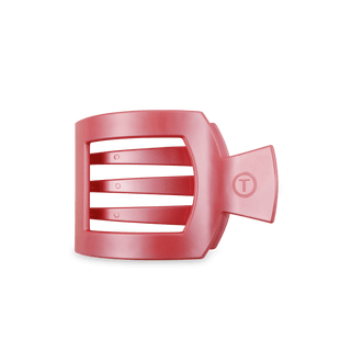 Calming Coral Medium Square Flat Hair Clip.