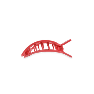 Calming Coral Small Square Flat Hair Clip