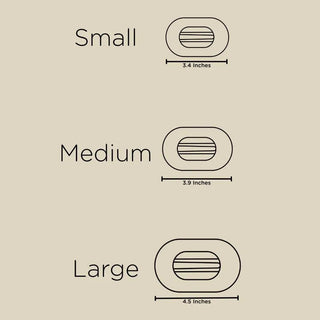 Red Carpet Ready Large Flat Round Clip