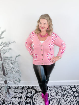 Candy Cane Cutie Cardigan