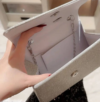 Candy Sparkle Purse - with Red Plaid Bow