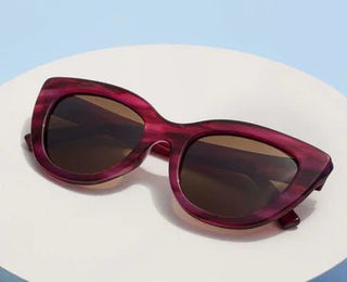 Capri Reading Sunglasses - Magenta Horn