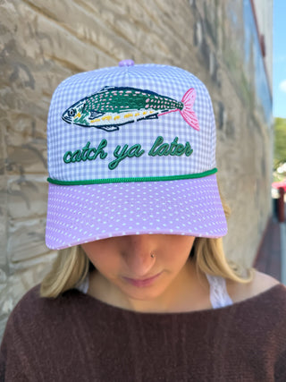 "Catch Ya Later" Canvas Cap