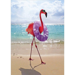 "Flamingo" Birthday Card