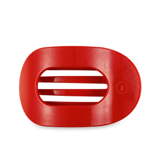 Rudolph Red Round Large Flat Hair Clip