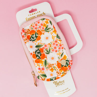 Tumbler Fanny Pack - Sweet Meadow Orange Tan