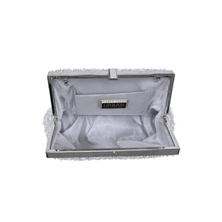 Celestial Pearl Beaded Clutch