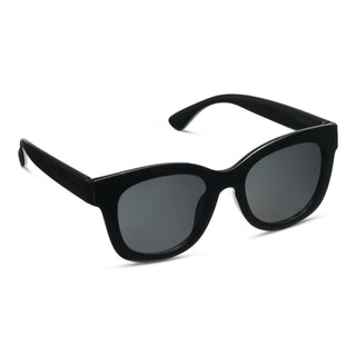 Peepers center stage black polarized sunglasses.