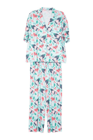 Champagne & Holly Holiday Pjs