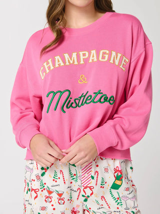 "Champagne & Mistletoe" Sweatshirt