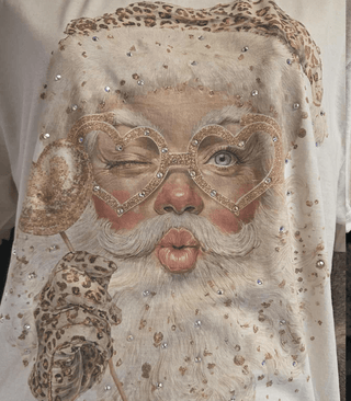 Cheetah Santa T-Shirt