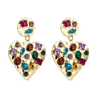 Cherie Heart Statement Earrings