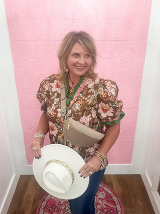 Chestnut Garden Blouse