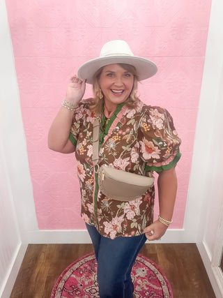 Chestnut Garden Blouse