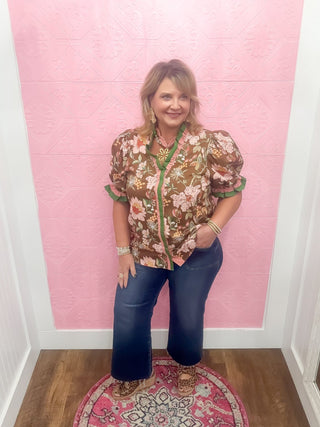 Chestnut Garden Blouse