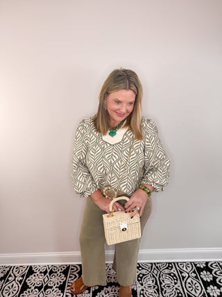 Chic Wide Leg Pants | Olive