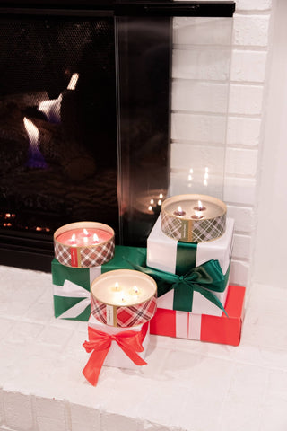 Christmas Bliss Holiday 3 Wick Tin Candle