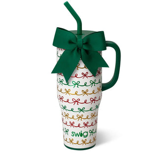 Christmas Bows Mega Mug 40oz