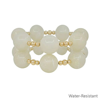 Chunky 20MM Beaded Stretch Bracelet Set