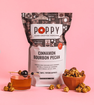 Cinnamon Bourbon Pecan Popcorn