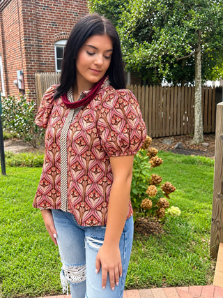 Cinnamon Fields Blouse