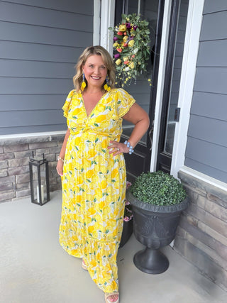 Citrus Crush Maxi Dress