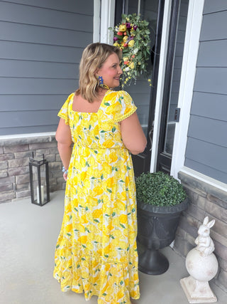 Citrus Crush Maxi Dress