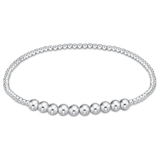 Classic Beaded Bliss Bracelet - Sterling