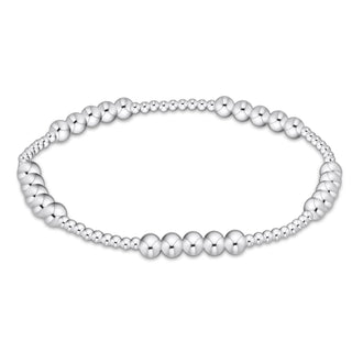 Classic Blissful Pattern Bracelet - Sterling