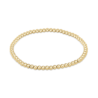 Classic Gold 3MM Bead Bracelet