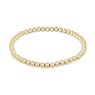 Classic Gold 4MM Bead Bracelet