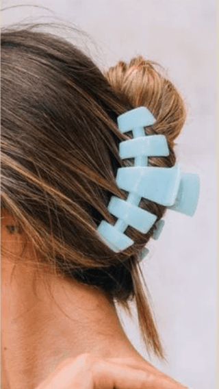 Classic Jet Black Large Hair Clip