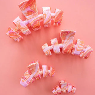 Just Keep Swimming classic claw hair clips.