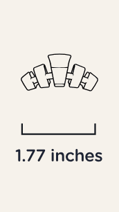 Classic Sage It Ain't So Hair Clips