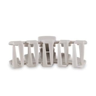 Classic Silver Flames Large Hair Clip