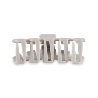 Classic Silver Flames Medium Hair Clip