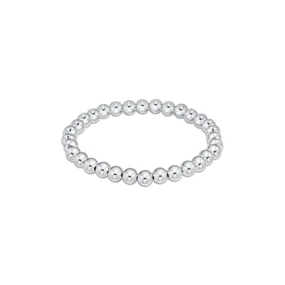 Classic Sterling Bead Bracelet 6mm