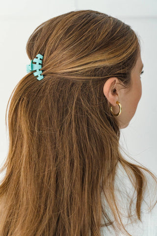 Classic Totally Turquoise Tiny Hair Clip