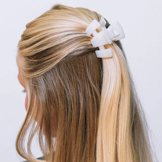 Coconut White Classic Claw Hair Clips