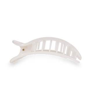 Coconut White Large Flat Round Clip