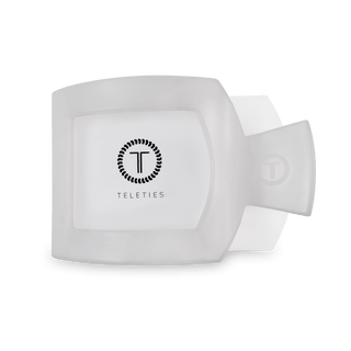 Coconut White Large Flat Square Clip