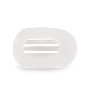Coconut White Small Flat Round Clip.