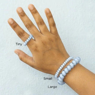 Coconut White Tiny Hair Ties